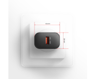 AXAGON ACU-QC18  QC 18W, 1x port USB-A, QC3.0/AFC/FCP/SMART Czarna - 1485399 - zdjęcie 5